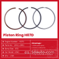 13011-2651 Conjunto de anillo de pistón genuino Hino Engine H07D